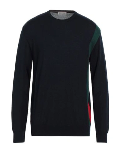 Shop Daniele Alessandrini Homme Man Sweater Midnight Blue Size 36 Wool, Acrylic