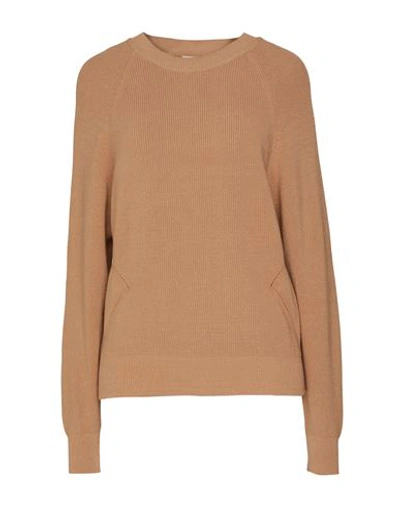 Shop Vicolo Woman Sweater Light Brown Size Onesize Viscose, Polyester In Beige