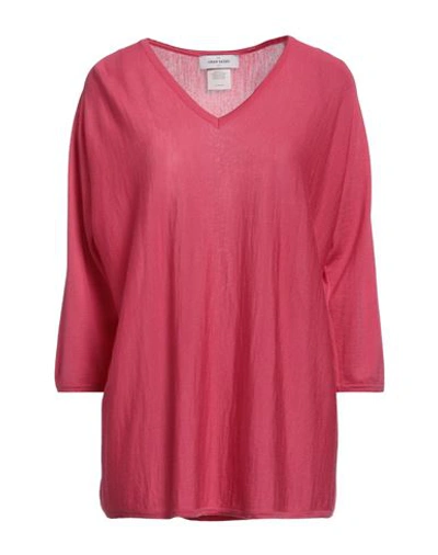 Shop Gran Sasso Woman Sweater Fuchsia Size 8 Virgin Wool In Pink