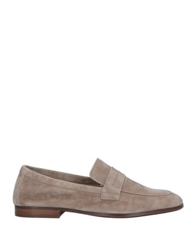 Shop Frau Man Loafers Grey Size 10 Soft Leather