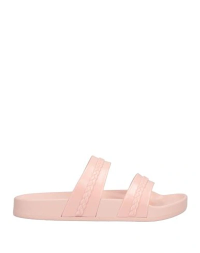 Shop Ancient Greek Sandals Woman Sandals Blush Size 8 Rubber In Pink