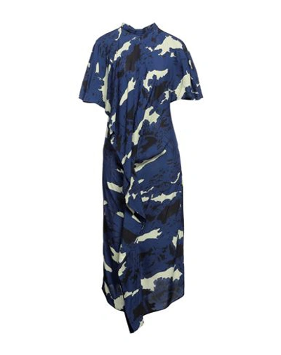 Shop Colville Woman Midi Dress Blue Size 8 Viscose