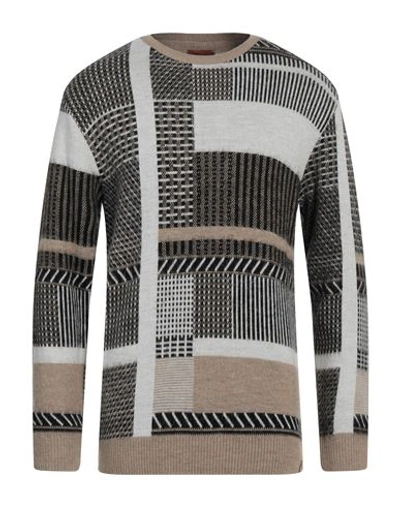 Shop Squad² Man Sweater Beige Size Xxl Acrylic