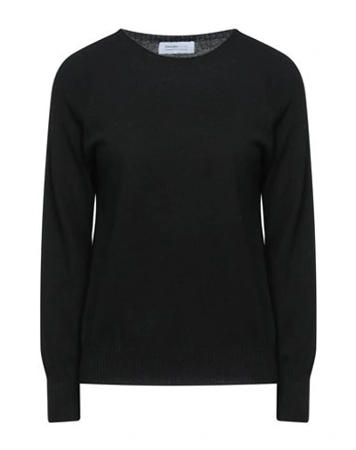 Pianurastudio Woman Sweater Black Size Onesize Viscose, Nylon, Wool, Cashmere, Polyester In Black