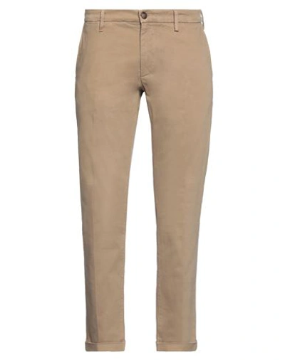 Shop Re-hash Re_hash Man Pants Sand Size 38 Cotton, Elastane In Beige