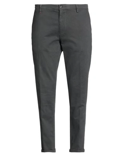 Shop Re-hash Re_hash Man Pants Grey Size 44 Cotton, Elastane
