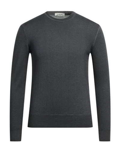 Shop Tela Cotton Man Sweater Steel Grey Size Xxl Wool