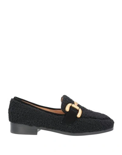 Shop Bibi Lou Woman Loafers Black Size 7 Textile Fibers