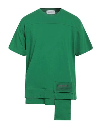 Ambush Man T-shirt Green Size Xl Cotton In Green