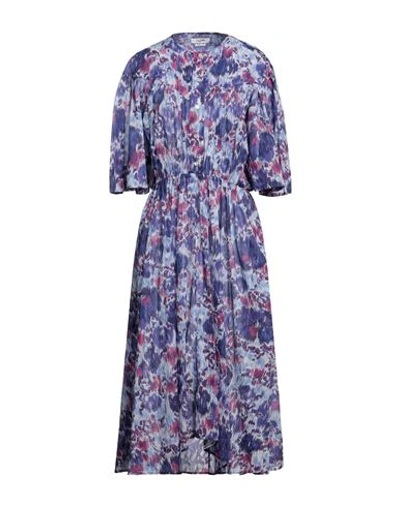 Shop Isabel Marant Étoile Marant Étoile Woman Midi Dress Purple Size 2 Cotton