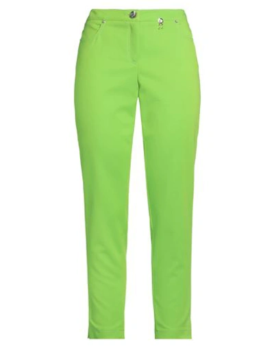 Shop 22 Maggio By Maria Grazia Severi Woman Pants Light Green Size 8 Cotton, Polyamide, Elastane