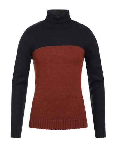 Sseinse Man Turtleneck Midnight Blue Size S Acrylic, Polyamide, Wool In Blue
