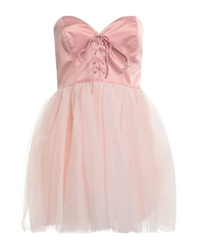 Shop Aniye By Woman Mini Dress Pastel Pink Size 8 Polyester, Elastane