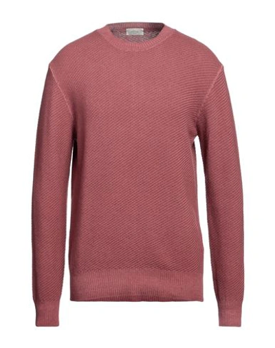 Shop Altea Man Sweater Brick Red Size L Virgin Wool