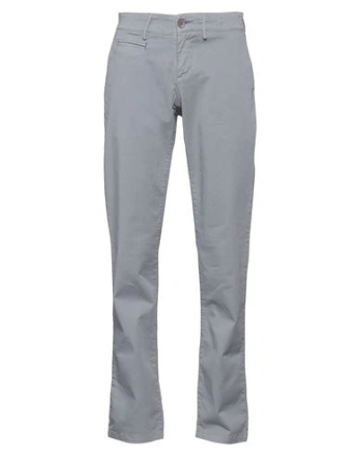 Shop Maison Clochard Man Pants Lead Size 29 Cotton, Elastane In Grey