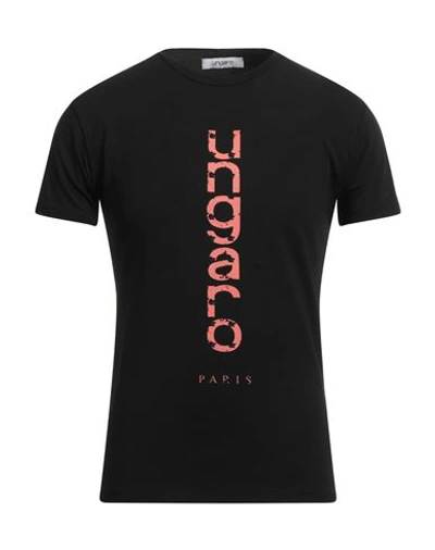 Shop Ungaro Man T-shirt Black Size S Cotton, Elastane