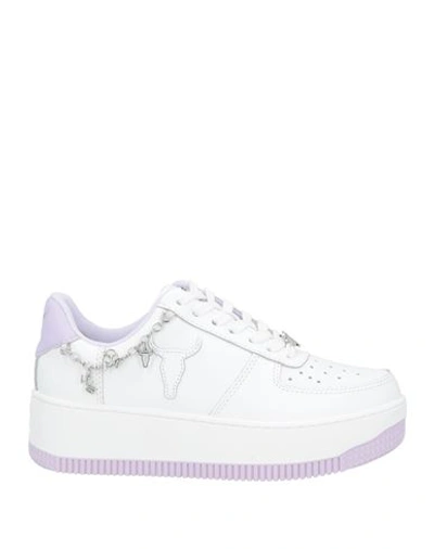 Shop Windsor Smith Woman Sneakers Lilac Size 8 Soft Leather In Purple