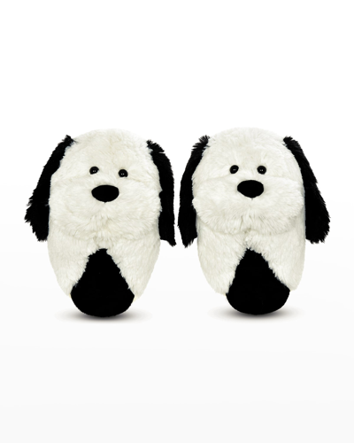 Shop Iscream Kid's Puppy Dog Slippers In Multi