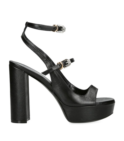 Shop Givenchy Voyou Platform Heels 115 In Black