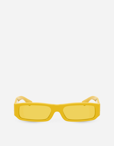 Shop Dolce & Gabbana Mini Me Sunglasses In Yellow