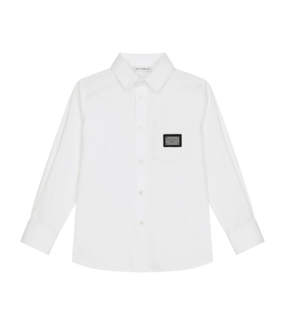 Shop Dolce & Gabbana Logo Plaque Shirt (8-14 Years) In Multi