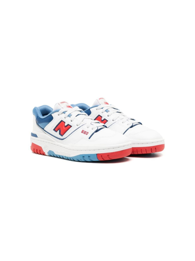 Shop New Balance Lace-up Low-top Sneakers In White