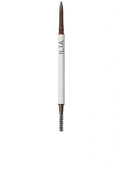 Shop Ilia In Full Micro-tip Brow Pencil In Dark Brown