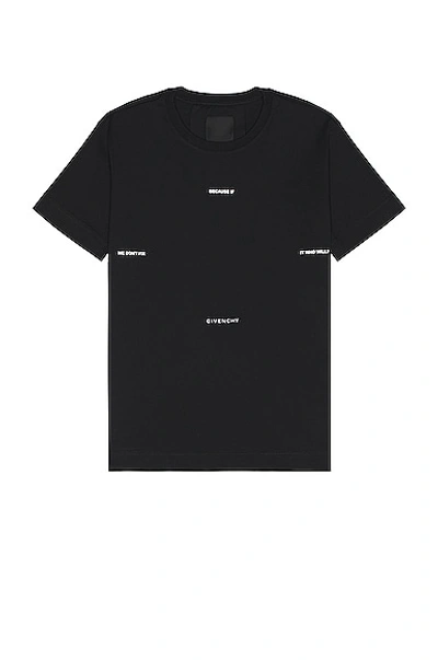Shop Givenchy Classic T-shirt In Black