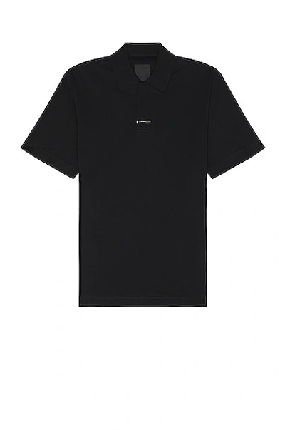 Shop Givenchy Classic Polo In Black
