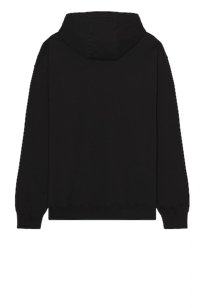 Versace Cotton Sweatshirt With Iconic Embroidery On The Front In Black