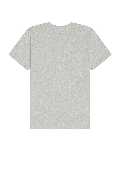 Shop Apc Martin T-shirt In Heathered Light Grey
