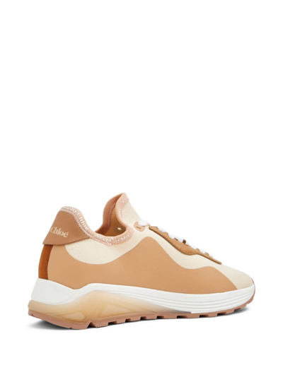 Shop See By Chloé Brett Low-top Sneakers In Neutrals