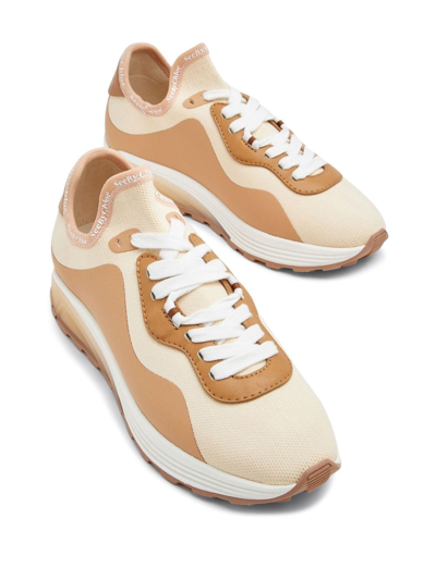 Shop See By Chloé Brett Low-top Sneakers In Neutrals