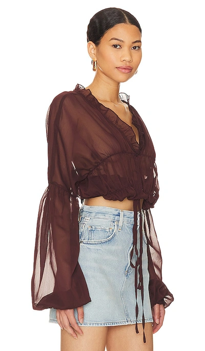 Sndys X Revolve Bali Top In Brown