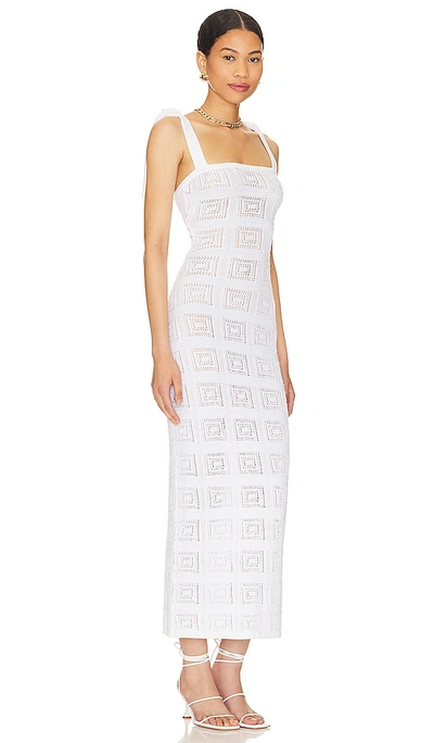 Tularosa Keani Open Back Dress In Ivory