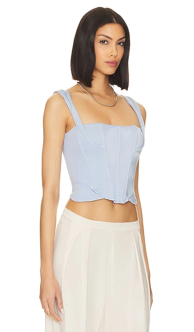 Shop Hah Knock Out Top In Periwinkle