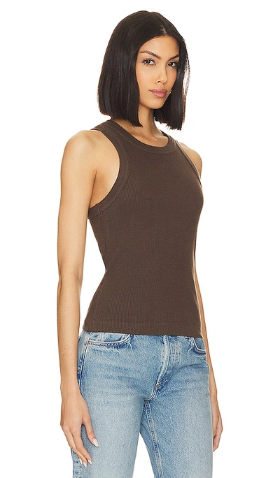 Shop Citizens Of Humanity Isabel Rib Tank In Fig