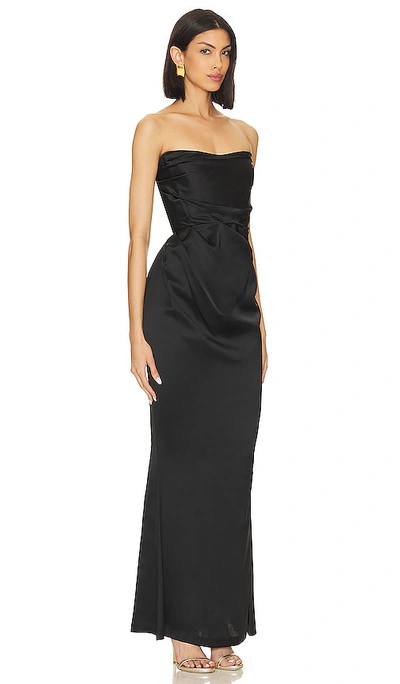 Nookie Emelie Strapless Gown In Black
