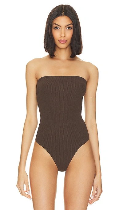 Shop Citizens Of Humanity Sloane Bodysuit In Fig