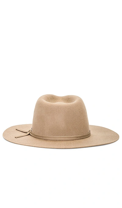 Shop Brixton Cohen Cowboy Hat In Sand