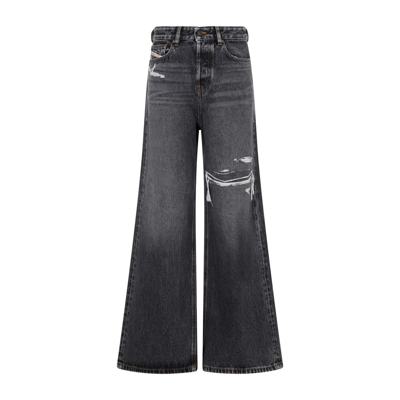 Shop Diesel 1996 D-sire Jeans In Grey