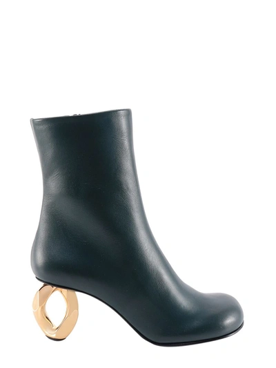 Shop Jw Anderson J.w. Anderson Ankle Boots In Green