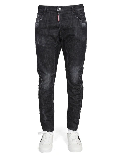 Shop Dsquared2 Jeans In Denim In Black