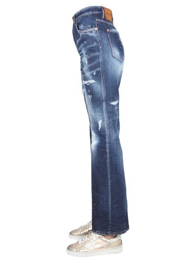 Shop Dsquared2 Jeans Roadie In Blue