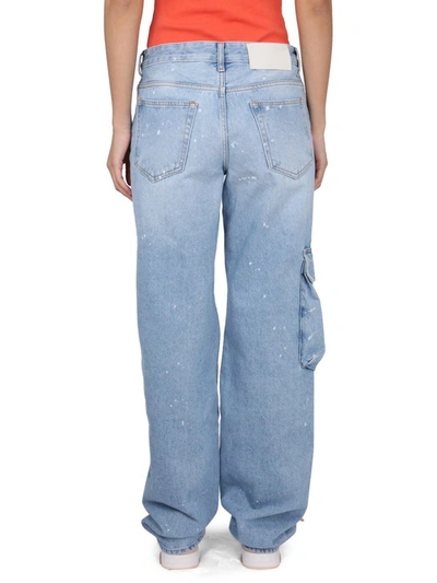 Shop Off-white Jeans Toybox In Blue
