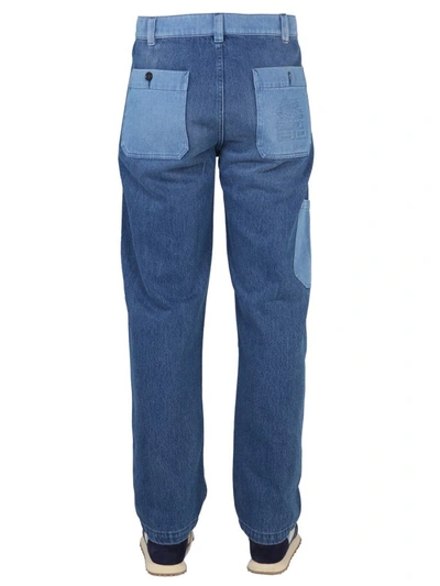 Shop Etro Jeans Worker In Blue