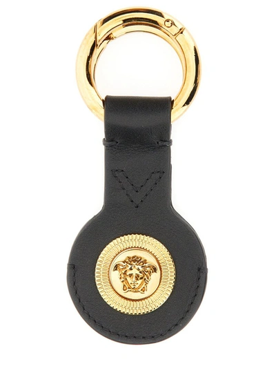 Shop Versace Jellyfish Keychain In Black