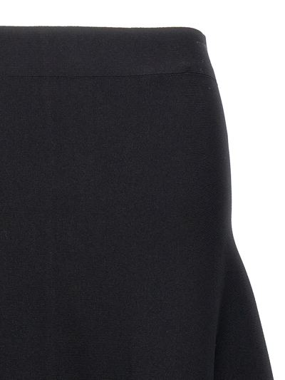 Shop Jil Sander Flared Midi Skirt In Black