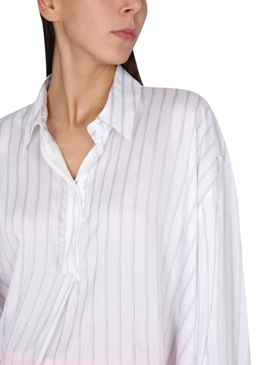 Shop Attico The  Jill Shirt In White