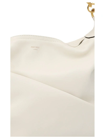 Shop Jimmy Choo 'diamond' Shoulder Bag In White